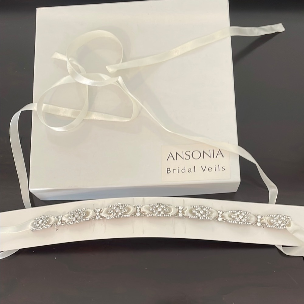 White and Silver Hairband